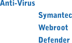 Anti-Virus Symantec Webroot Defender